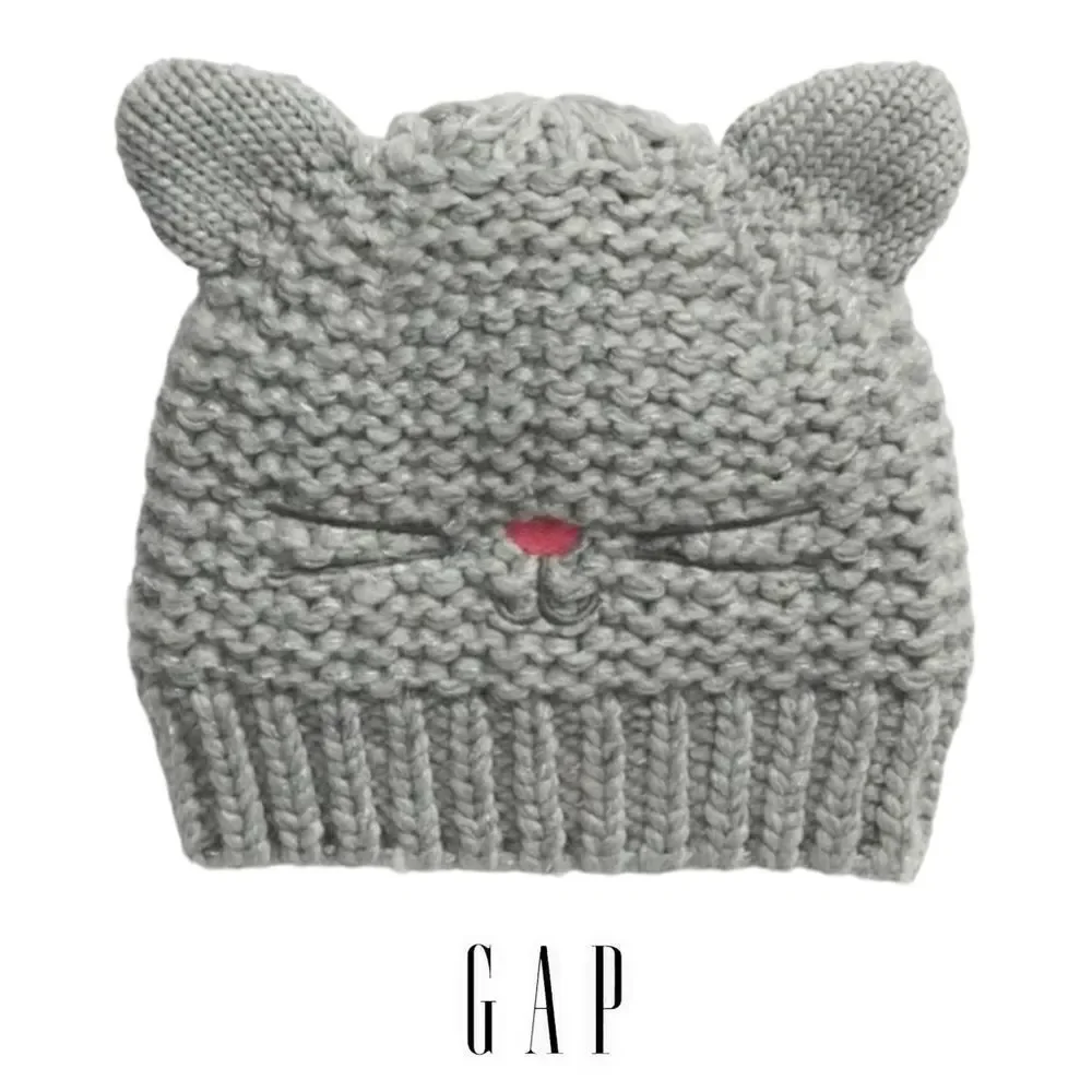 GAP Kids | Gray | KITTY KNITTED HAT